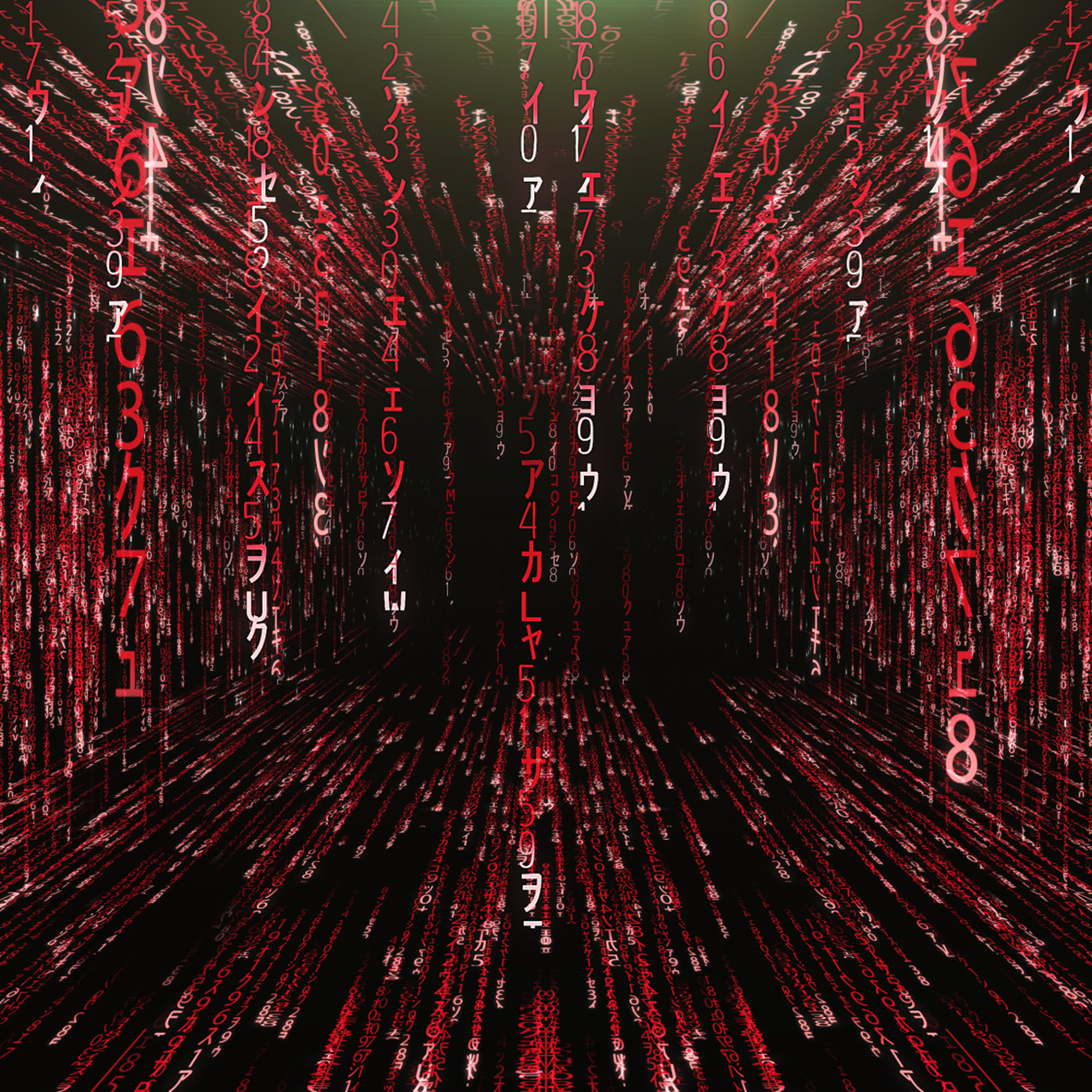 Woman working in datacenter